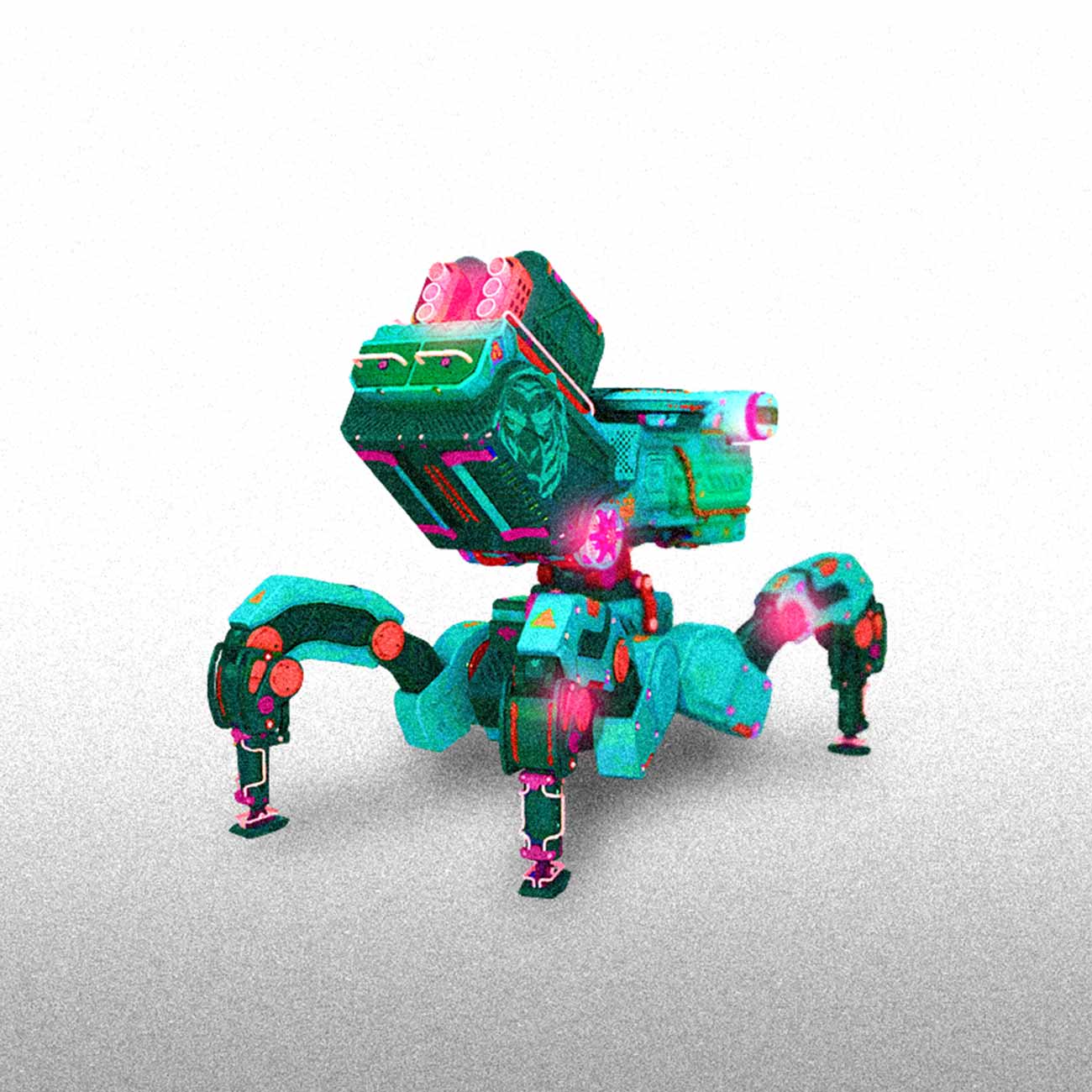 Walking Robot Downhome Little Planet